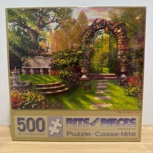 Bits And Pieces "The Garden Gates" 500 Piece Puzzle, Dominic Davidson NEW SEALED